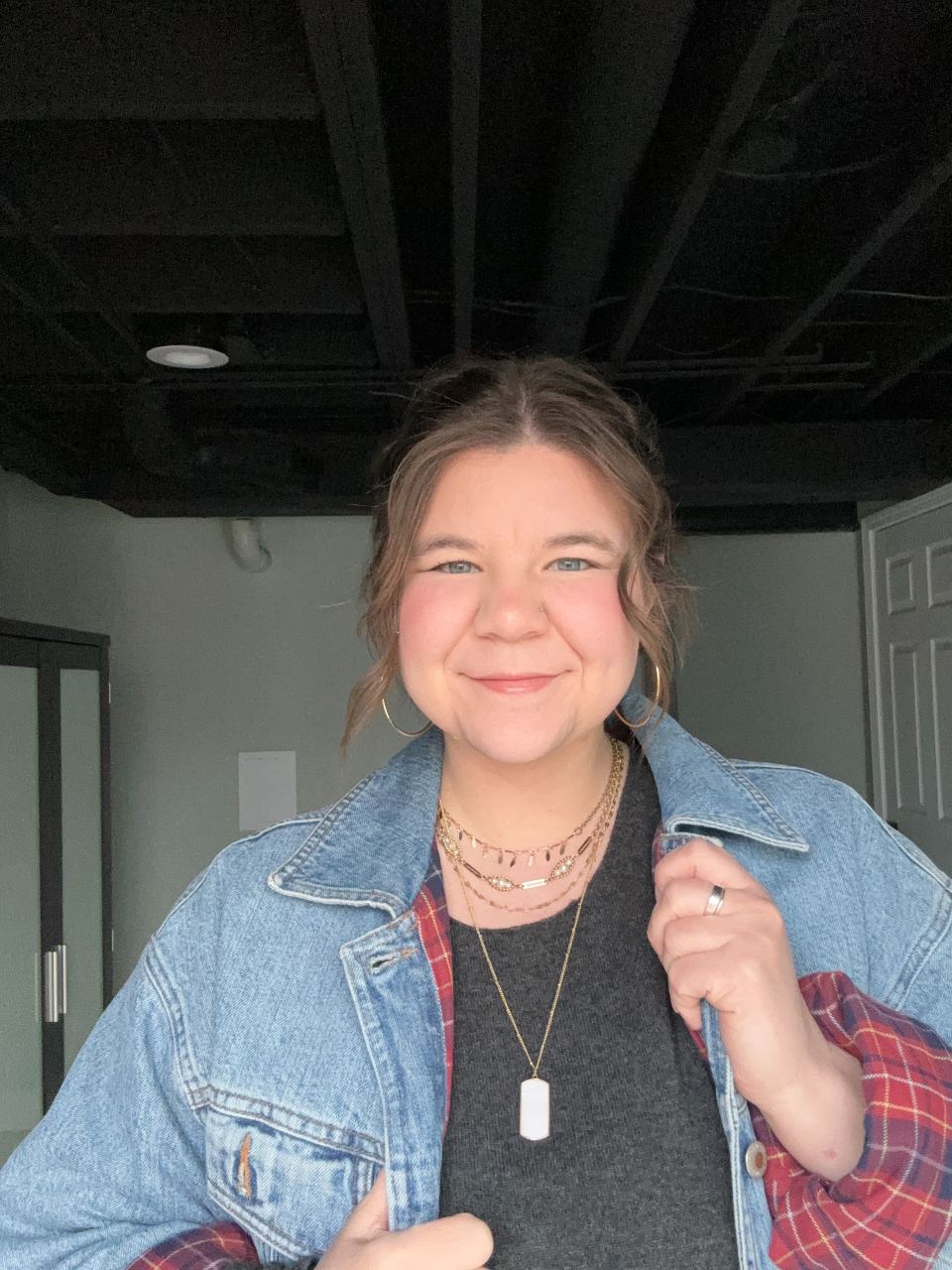 Layering My Swing Dress With Necklaces - Oliver Charles