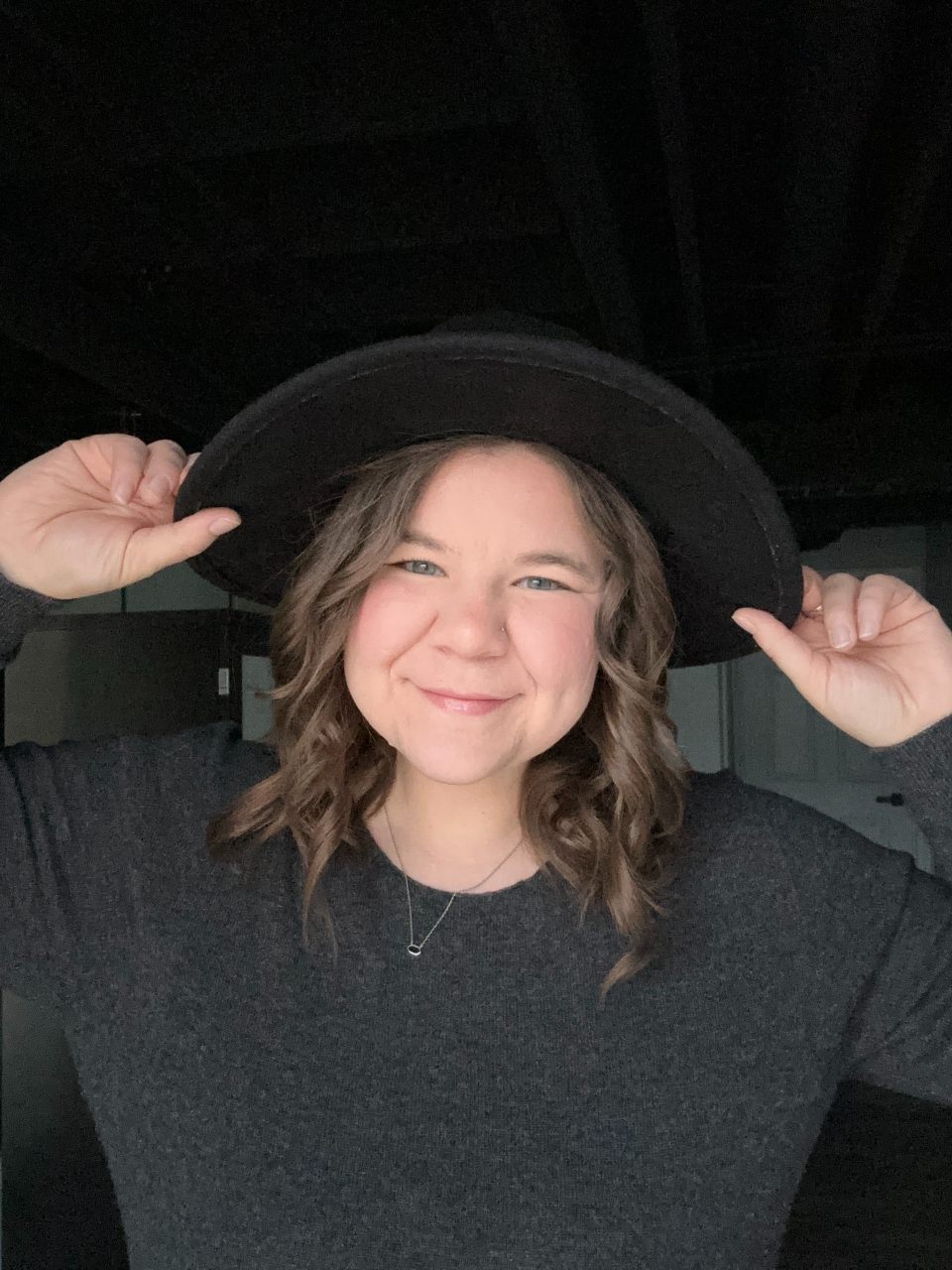 Wearing A Wide-Brimmed Hat With My OC Dress - Oliver Charles